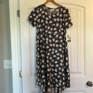 NWT LuLaRoe Carly Mickey Mouse Swing Midi Dress Size Small